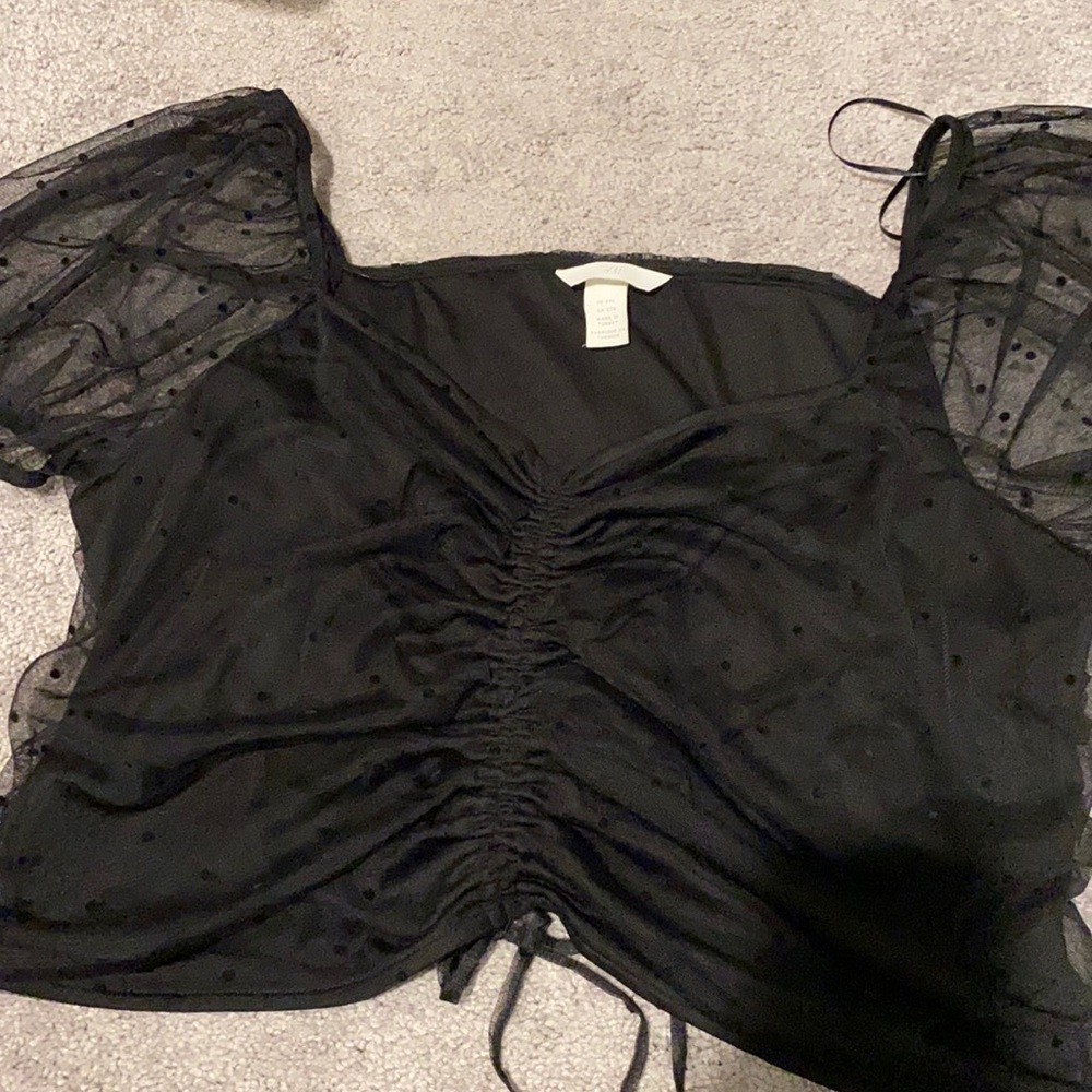Lateen sleeve top